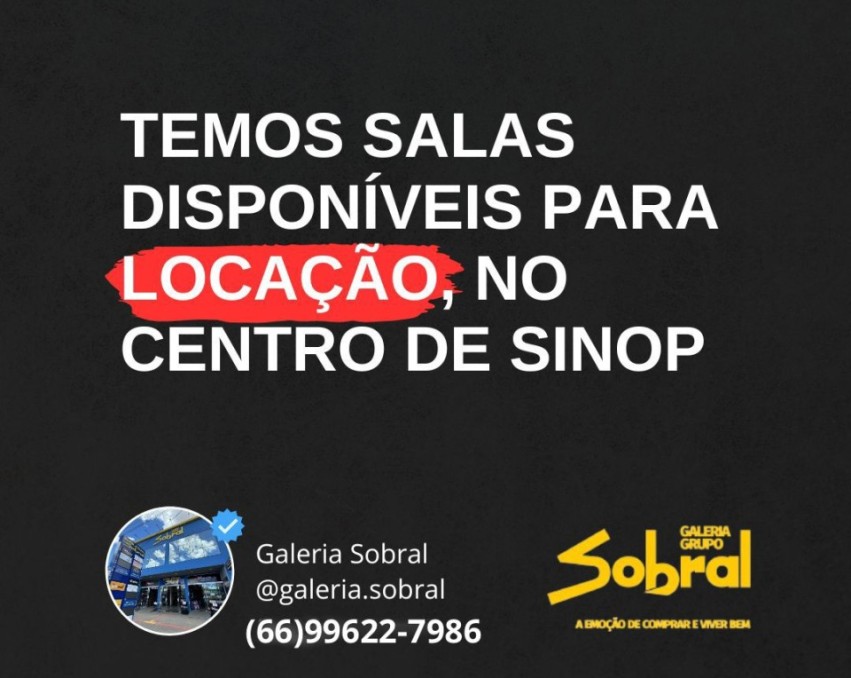 Aluga - se Salas Comerciais